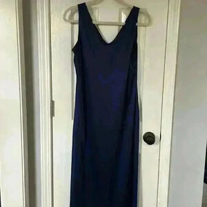 Navy blue slip dress size medium
